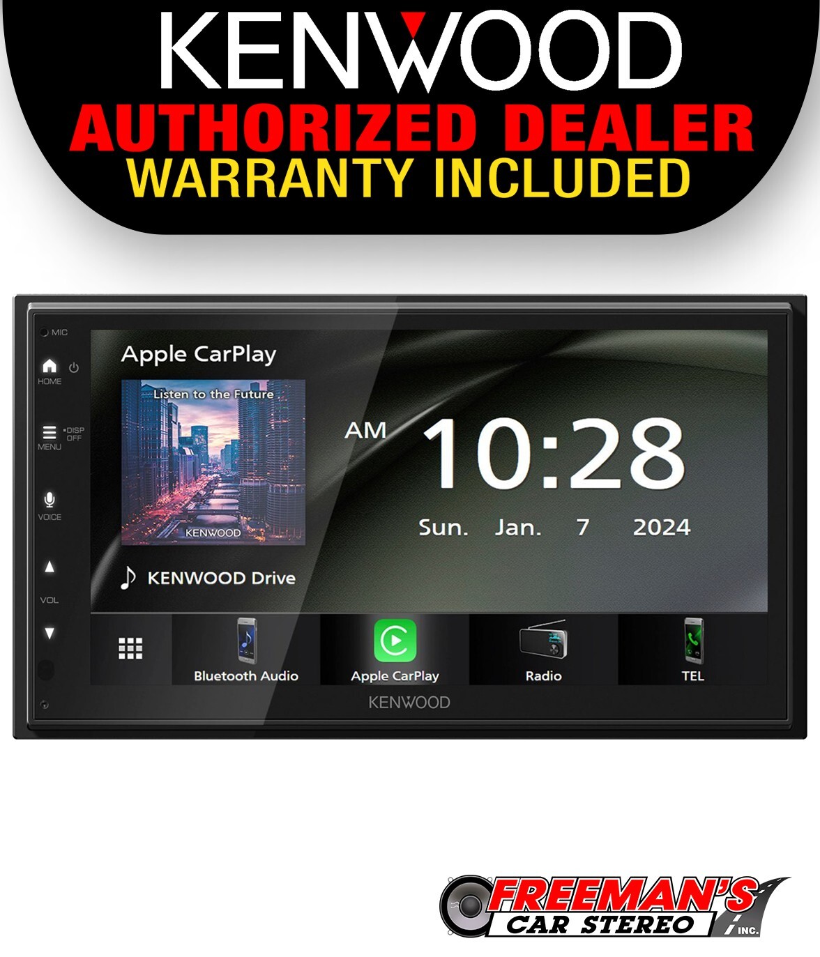 Kenwood DMX4710S 6.8" Digital Media Receiver, iDatalink Maestro Ready