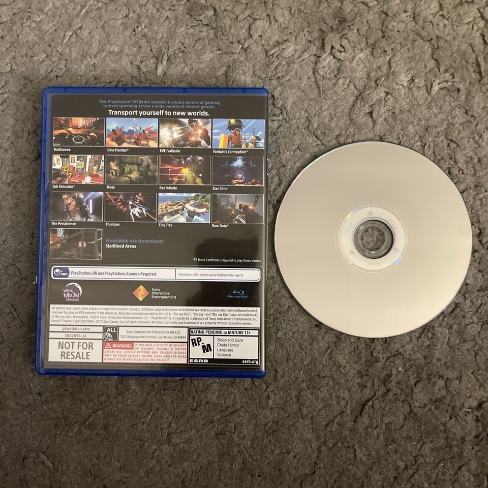 Brand New PlayStation VR Demo Disc 2 🔥 13 Demo VR Games PSVR Sony PS4
