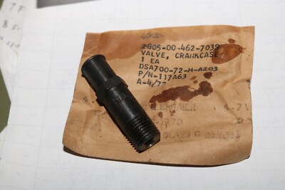 NOS Jeep 230 I6 tornado engine PCV valve P/N 11640816 930929 941313 M715