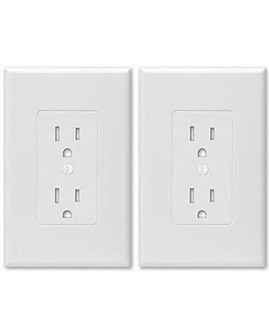 Hubbell Taymac 2600W Masque Revive 1 Gang Duplex Cover Up Wall Plate