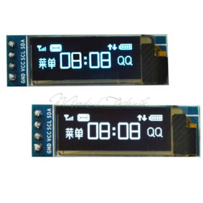 IIC I2C 0.91''128x32 OLED LCD Display Screen 3.3v 5v für AVR PIC Arduino Uno R3