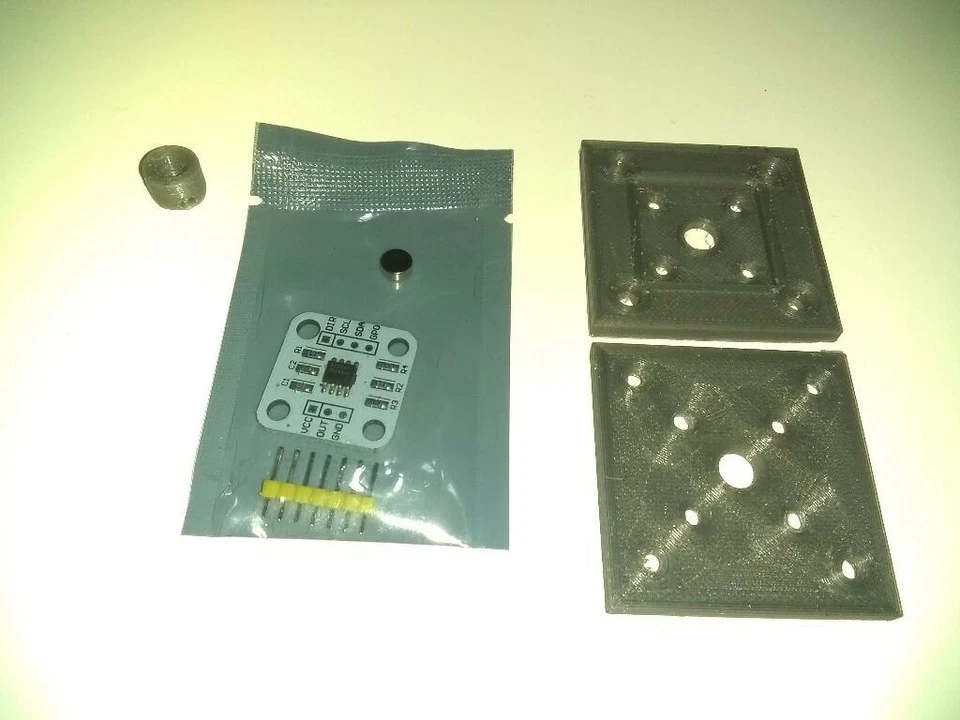 Codificador y placa de ruptura AMS AS5600 BOB magnético vía I2C con soportes Nema 17/14 Foto 2 de 4