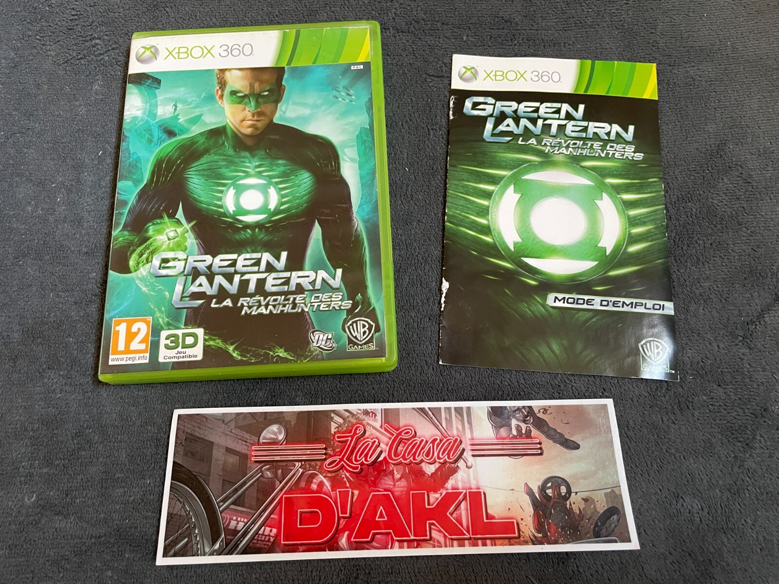 Green Lantern La Révolte des Manhunters complet XBOX 360 - FR TTBE