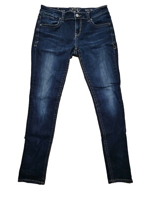 Buckle Black Skinny Jeans Womens 28 Blue Fit 76