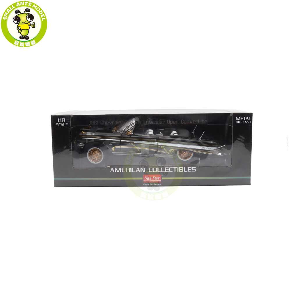 1/18 SUNSTAR Chevrolet 1961 IMPALA Lowrider Open Convertible