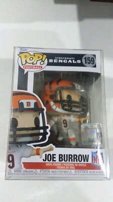 Funko POP Football JOE BURROW Bengals White Away Jersey 3.75'' Vinyl #159 LR20