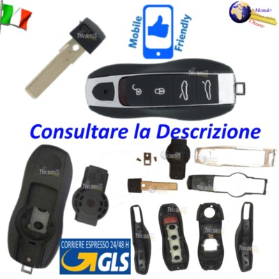 HIBEYO Custodia per Chiave Auto Smart Adatta per Porsche 911