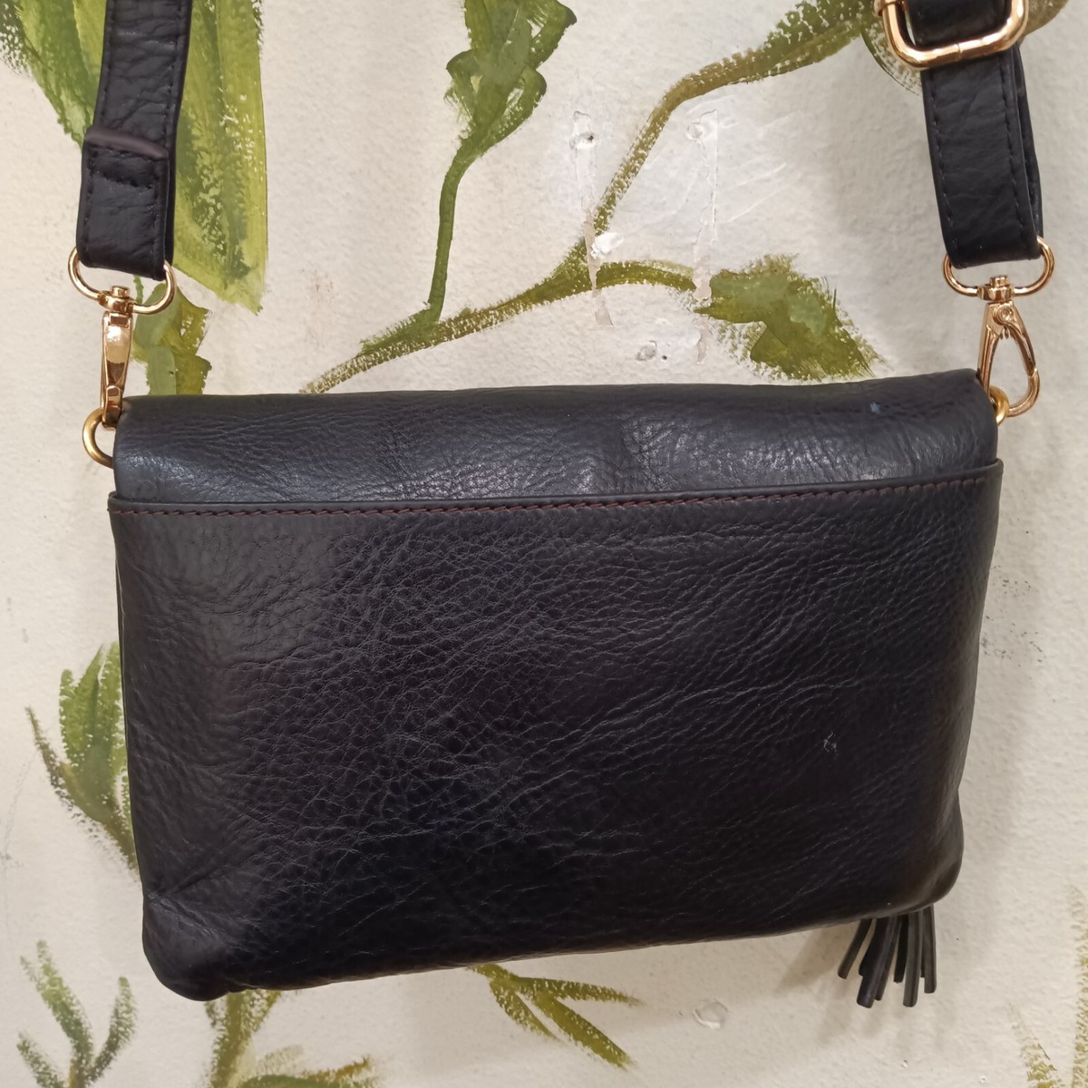 Dooney & Bourke Florentine Leather Foldover Zip Small Organizer