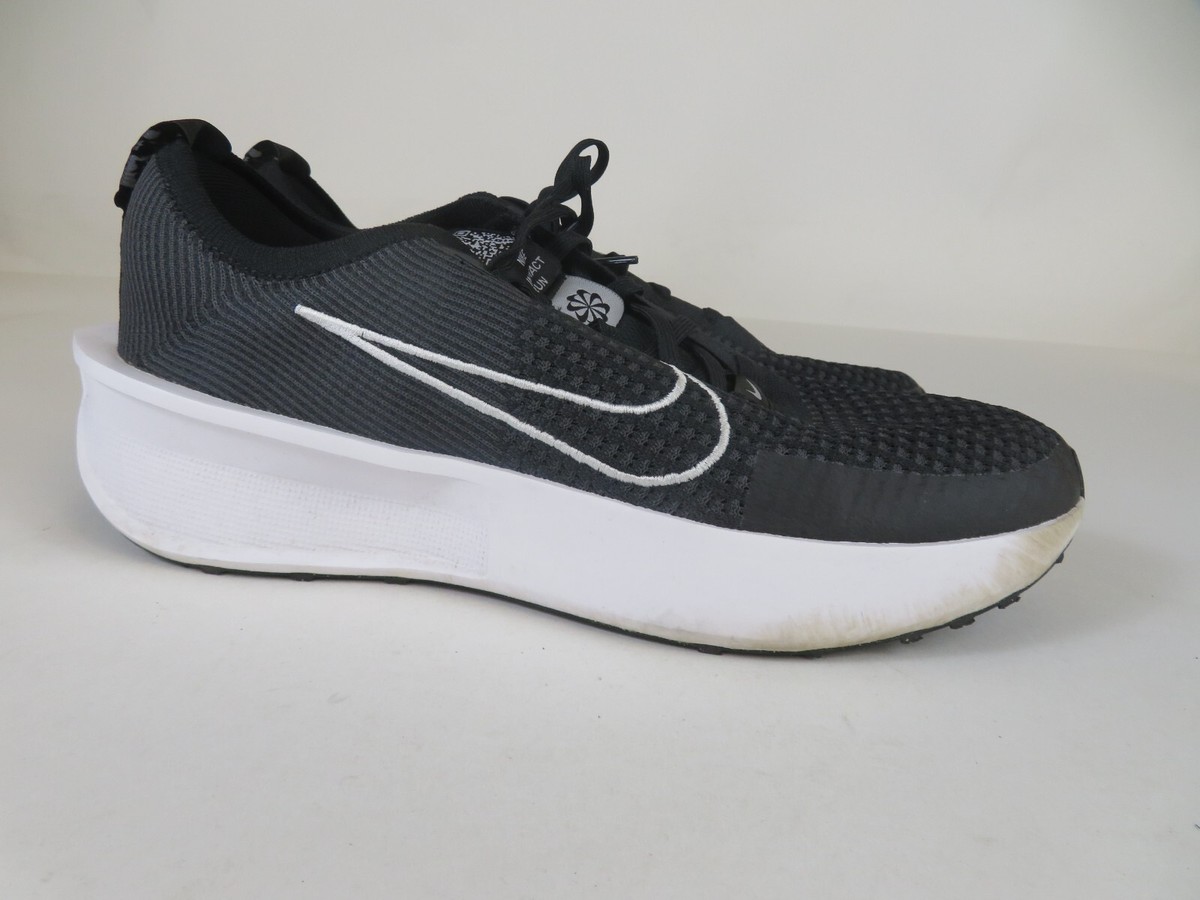 Nike Interact Run Mens 11 Shoes Black White FD2291-001 Sneaker