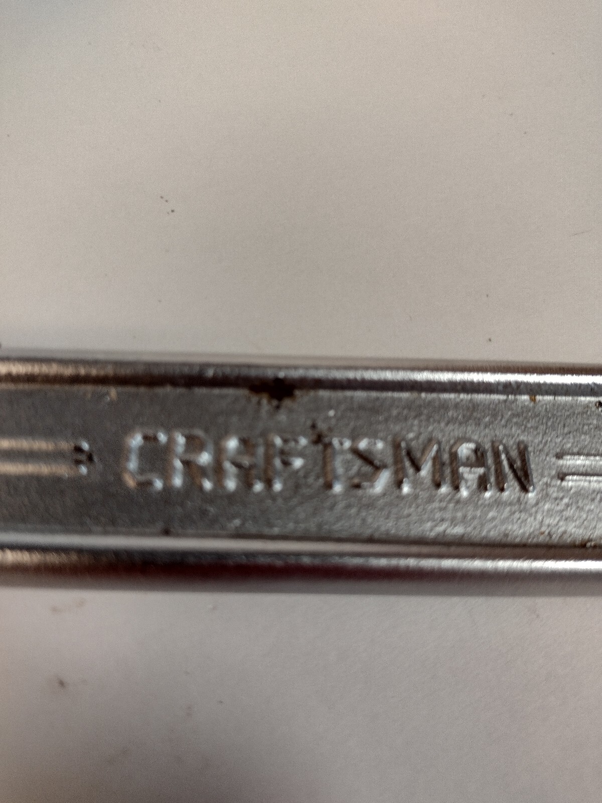 Vintage USA Craftsman 10" Adjustable Wrench Chrome 44604 Tool