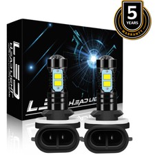 2 Super LED light bulbs for Club Car Precedent cart DS 1999 - 2004 headlight