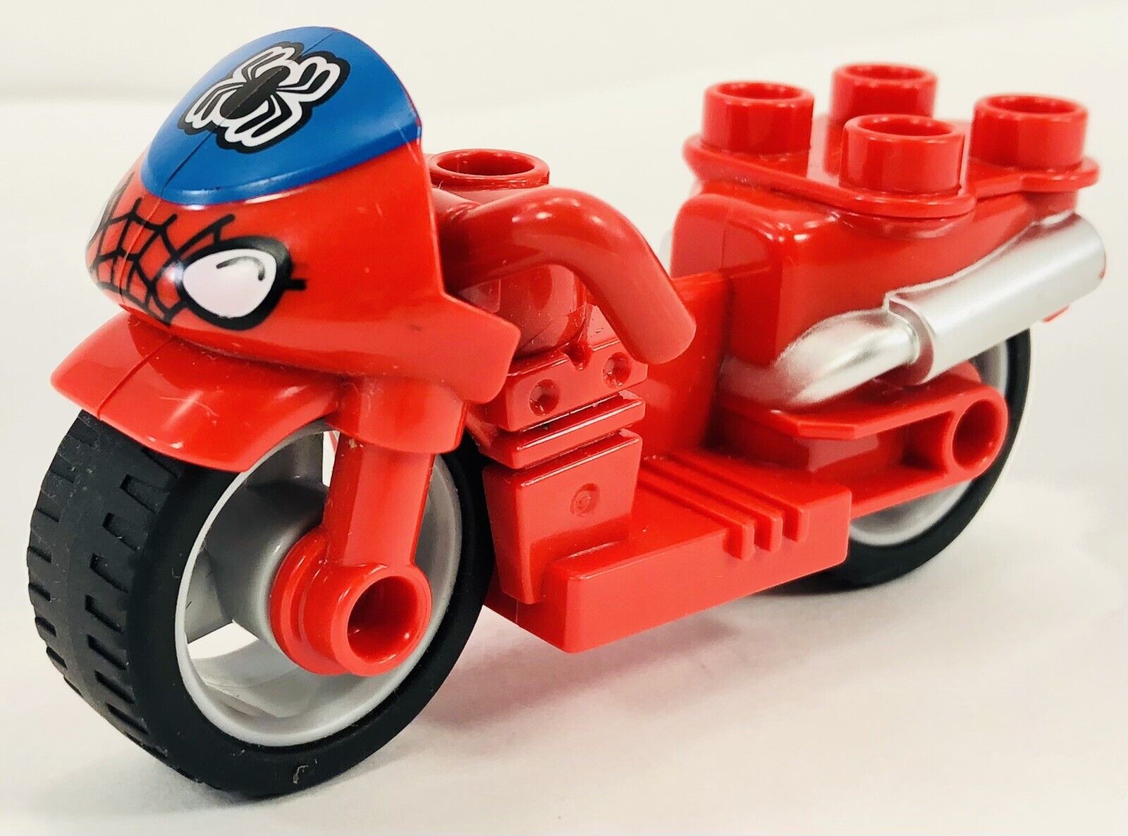Lego Duplo 10607 10876 Spider-Man Red Blue Motorcycle Bike Piece Part Only