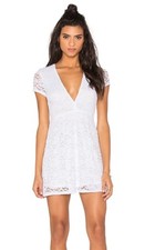 Show Me Your Mumu Ibiza White Lace Dress Stretchy Womens Sz S NWOT