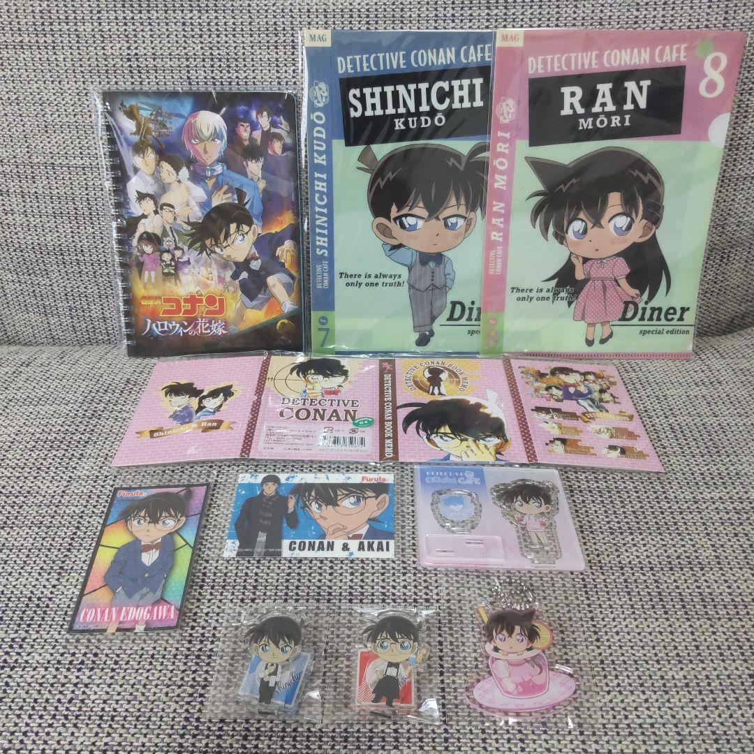 Detective Conan Case closed Goods lot set 13 Acrylic stand Book Memo Keychain