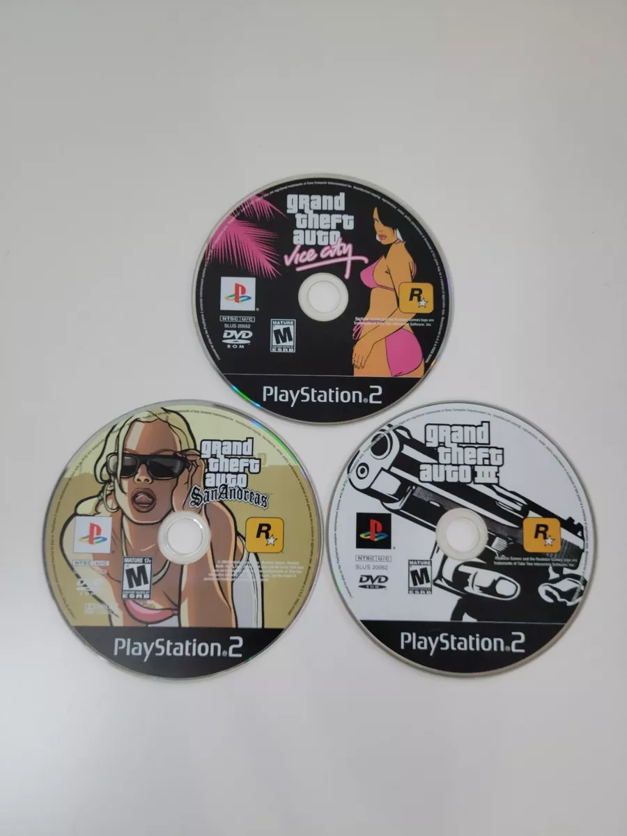 Grand Theft Auto San Andreas - PS2 (disc only)