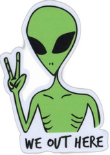 Alien Sticker Decal