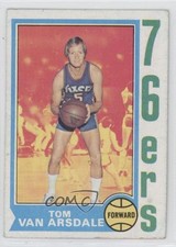 1974-75 Topps Tom Van Arsdale #20 0b2