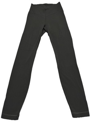 Lululemon Align V-Waist Pant 25'' Graphite Grey Womens Size 2 Nulu Yoga Gym