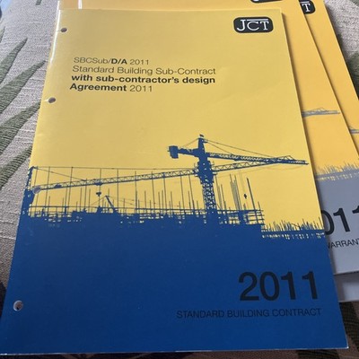 JCT Standard Building Sub-Contract 2011 SBCSub/D/A 2011