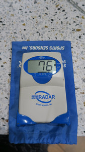 Swing Speed Radar r w/ Travel Bag Golf Measures Swing Speed , read!