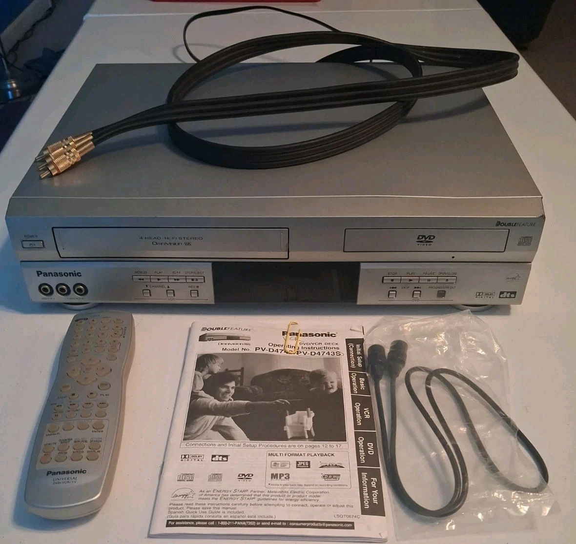 Panasonic VCR DVD & Blue-ray Players for sale | eBay