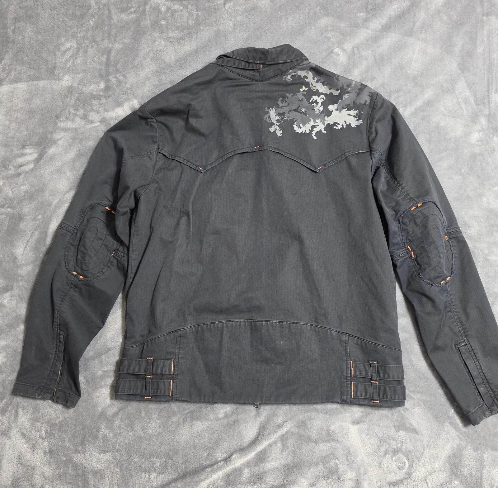 Vintage Hause of Howe English Country Jacket Black Y2K Buckle Gothic Rock Grunge - product detail image 6
