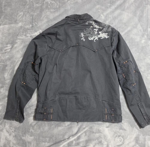 Vintage Hause of Howe English Country Jacket Black Y2K Buckle Gothic Rock Grunge image 6