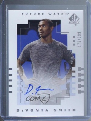 2021 Goodwin Champions SP Authentic 2000 Future Watch DeVonta Smith Auto 5me