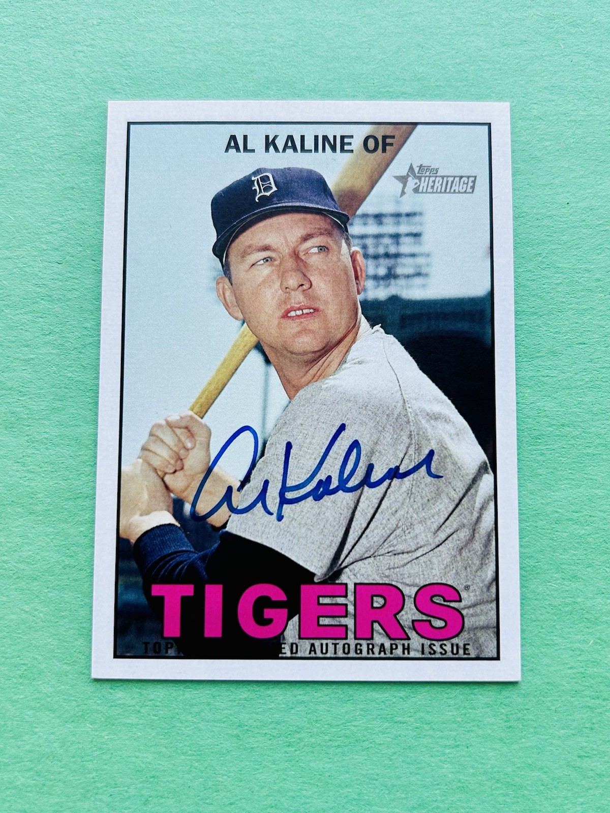 2016 Topps Heritage Al Kaline Real One Autograph Auto ROA-AK Mr Tiger! 3000 Club