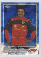 2022 Topps Chrome Sapphire Formula 1 F1 Racers Carlos Sainz Jr #30 0xa