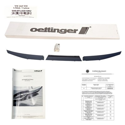 Oettinger VW Golf 8 Heckdiffusor   Facelift 5H0071610 GRU NEU