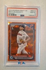 Braylon Doughty 1st Bowman Chrome Orange /25 - PSA 10 2024 Bowman Draft Sapphire