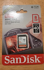 SanDisk Ultra SDHC Card 8GB, SDSDU-008G-CW46 Class 10 Brand New