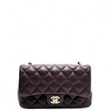 Chanel Quilted Extra Mini Flap Burgundy Calfskin zz070826i8r 