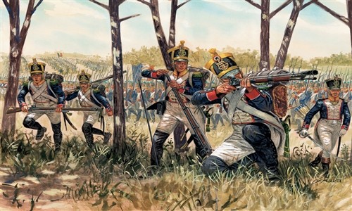 Italeri 6066 - 1/72 French Light Infantry - Waterloo - New