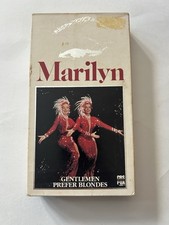 Marilyn Monroe Gentlemen Prefer Blondes VHS Video Tape 1981
