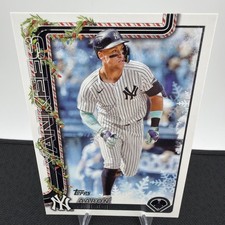 Aaron Judge 2025 Topps Holiday Base Card #H161 Yankees