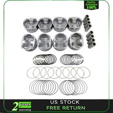 Dodge Ram Chrysler Jeep Hemi 5.7l 345cu V8 Ohv Flat Head Piston Set 5086010ab