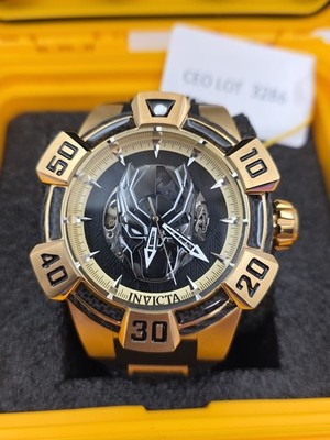 Invicta Bolt Marvel Black Panther Men's CEO Limited Edition AUTOMATIC 40992 #D 