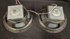 KLIPSCH K22-EF 12" WOOFERS SPEAKERS TESTED PAIR HERESY VINTAGE SQUARE MAGNETS