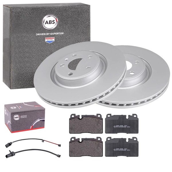 ABS Bremsscheiben 345Mm + BelÄGe Vorne Passend FüR Audi Q5 8R-image