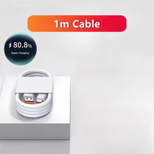 6A 66W Super Fast Charger Type C Cable for Huawei Mate 40 50 60 P50 P60 Nova 8 9