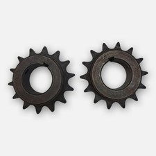 LOT OF 2 NEW MARTIN 50BS14 ROLLER CHAIN SPROCKET 1 1/4" BORE 14 TEETH