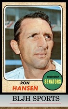 1968 Topps #411 Ron Hansen Washington Senators