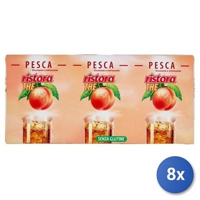 8x Multipack The Ristora Brik 200x3 Pfirsich