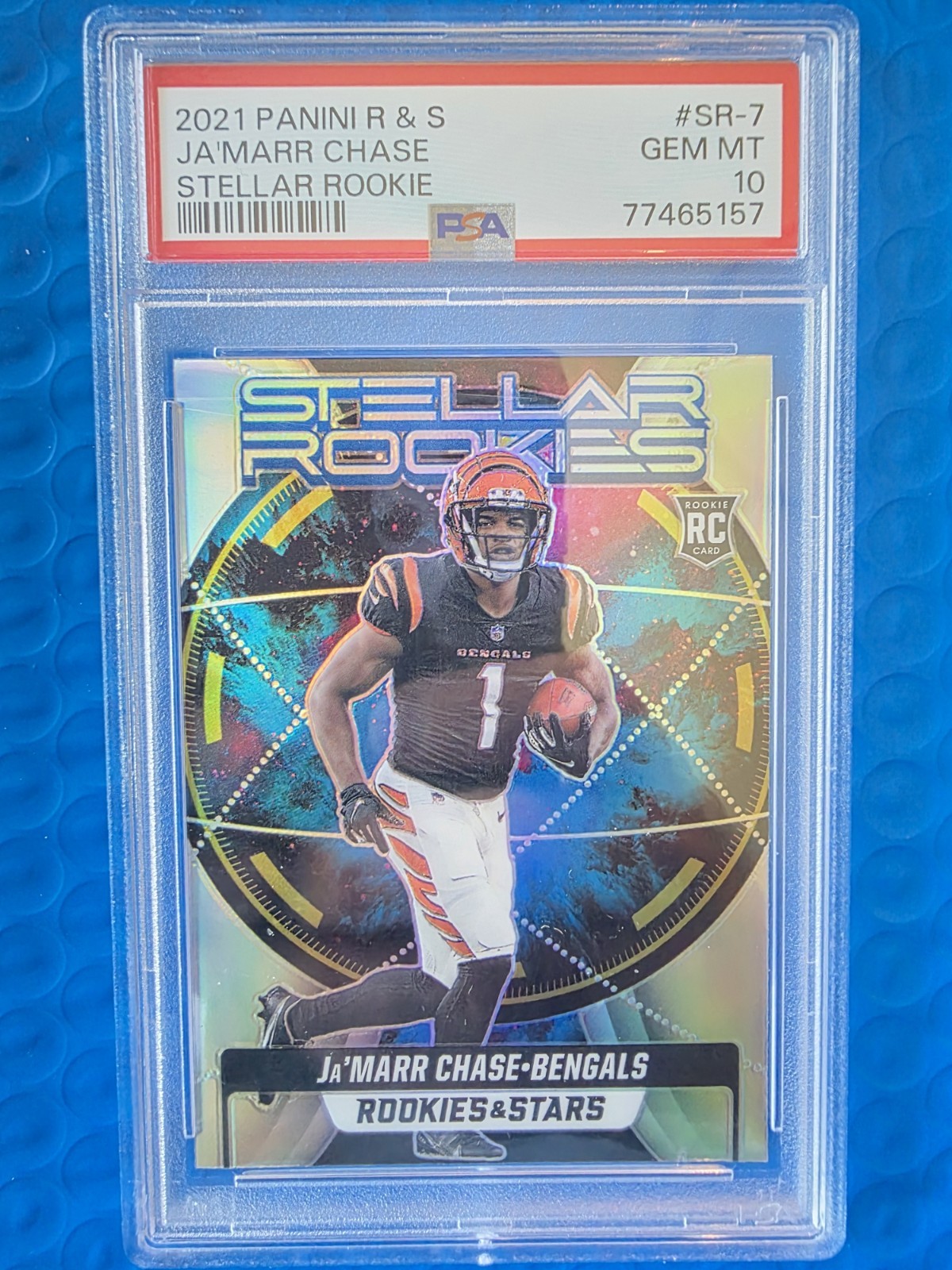 JaMarr Chase Panini Rookies & Stars Stellar Rookies #SR7 Base
