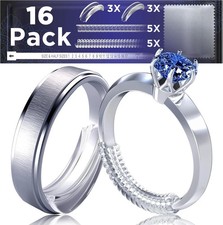 Ring Size Adjuster Kit - Set of 10 Spiral  6 Pad Ring Guards