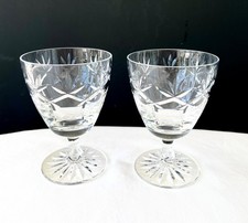 2 VTG Webb Corbett Crystal 4  Wine/Cordials G...
