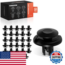 A-Premium 8Mm Nylon Car Retainer Fastener Push Pin Clips 30-Pack 2.08Oz