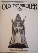 Old Toy Soldier Magazine, Journal for Collectors: Aug-Sept 1993 Vol 17 No.4